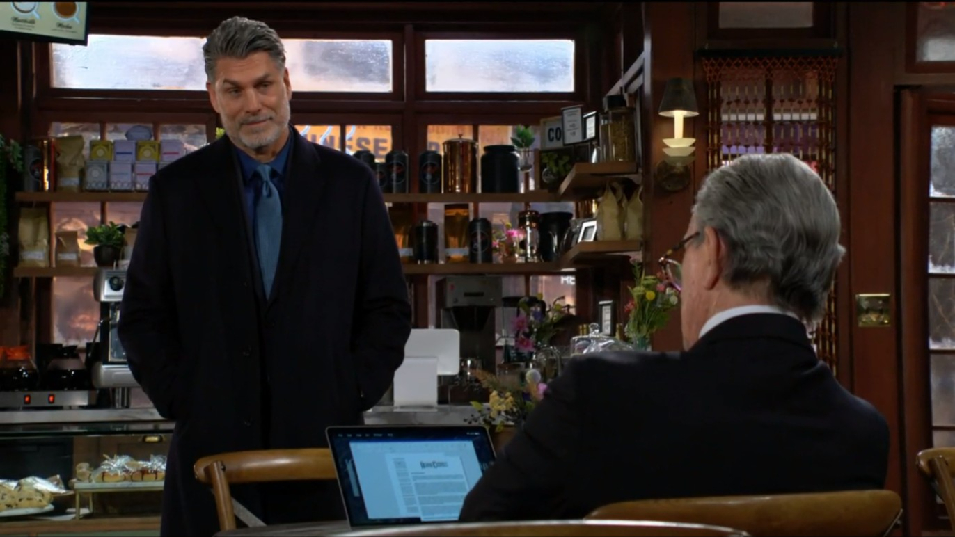 stark greets victor Y&R early recaps soaps spoilers
