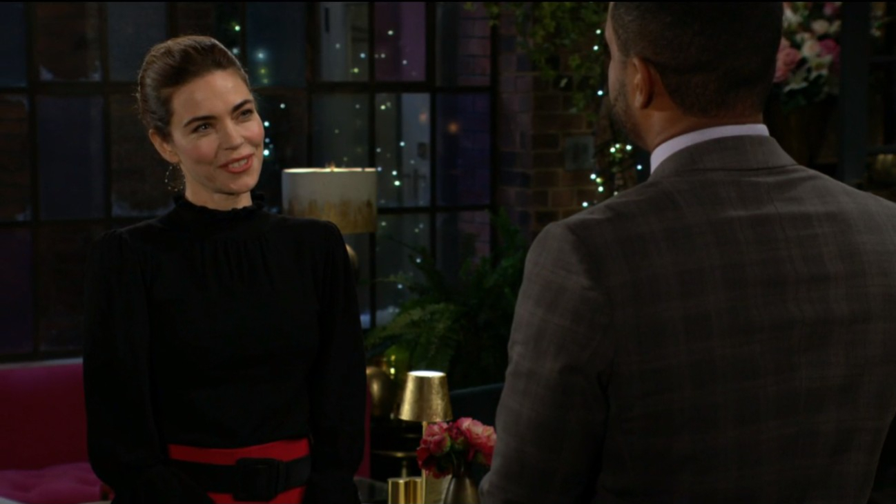 victoria and nate drink Y&R early recaps soaps spoilers