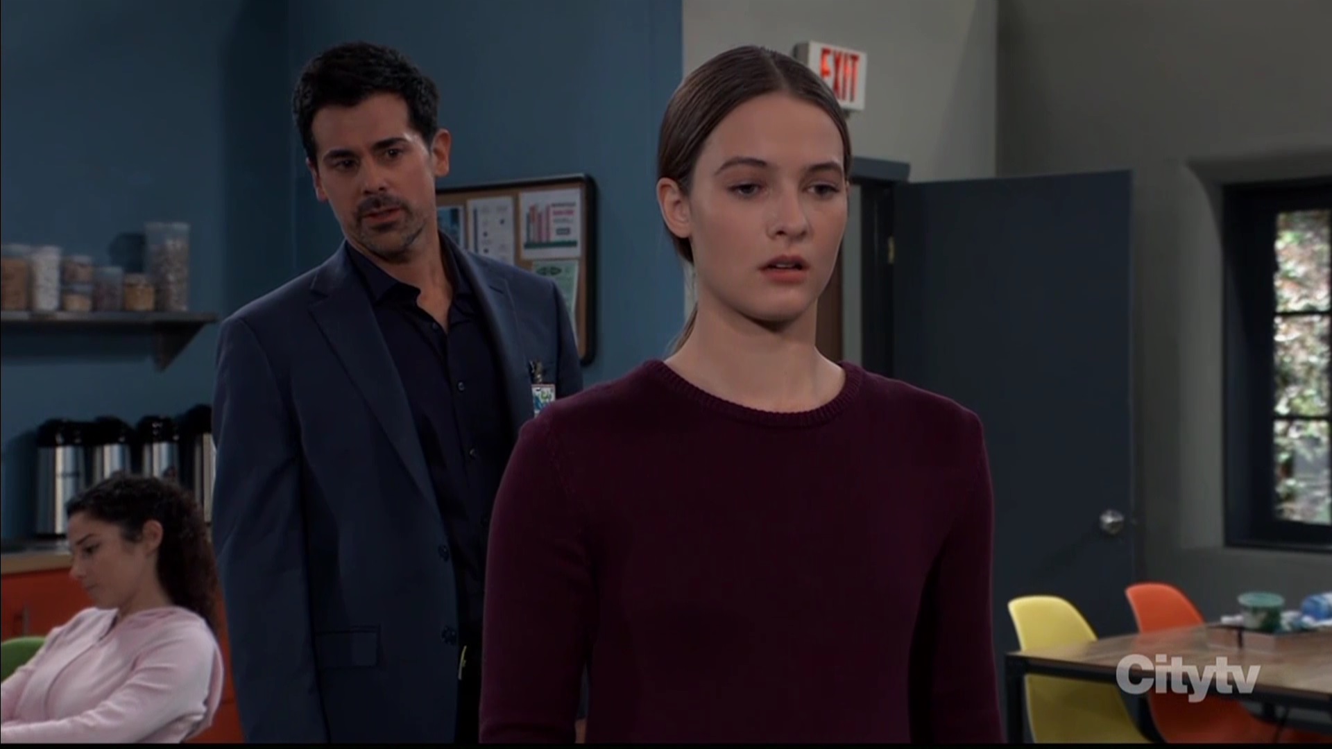 esme shocked her boyfriend's father her baby daddy GH recaps SoapsSpoilers
