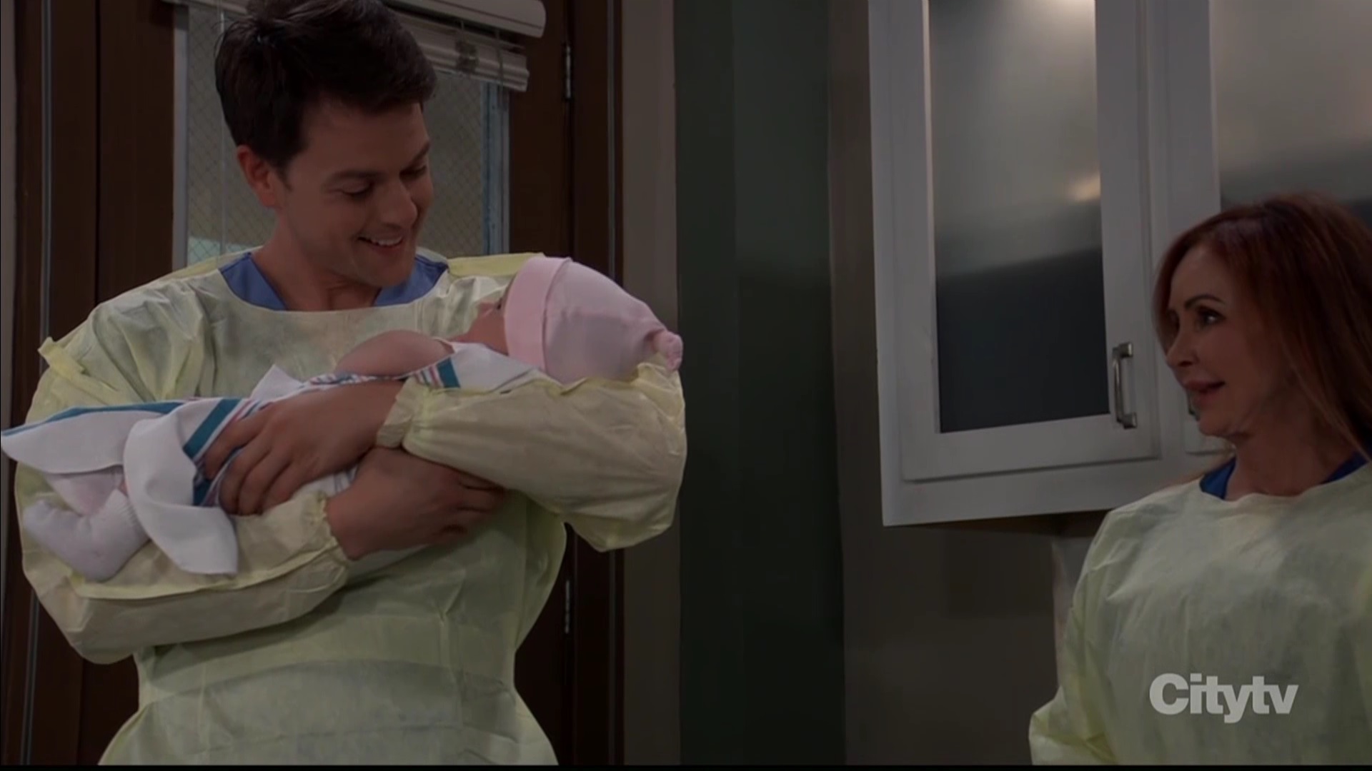bobbie and michael with baby GH recaps SoapsSpoilers