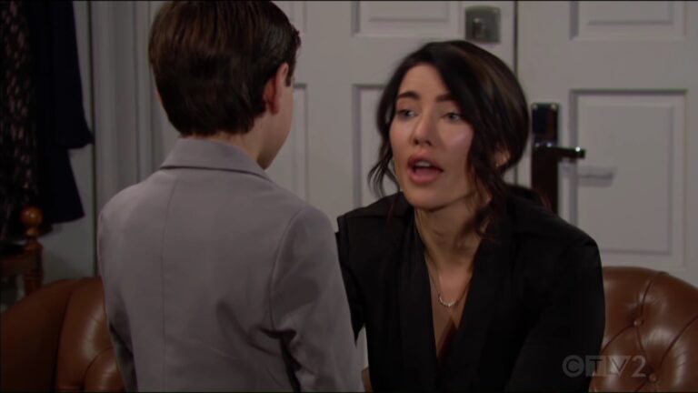 steffy talks to douglas about being his caregiver Bold and Beautiful recaps SoapsSpoilers