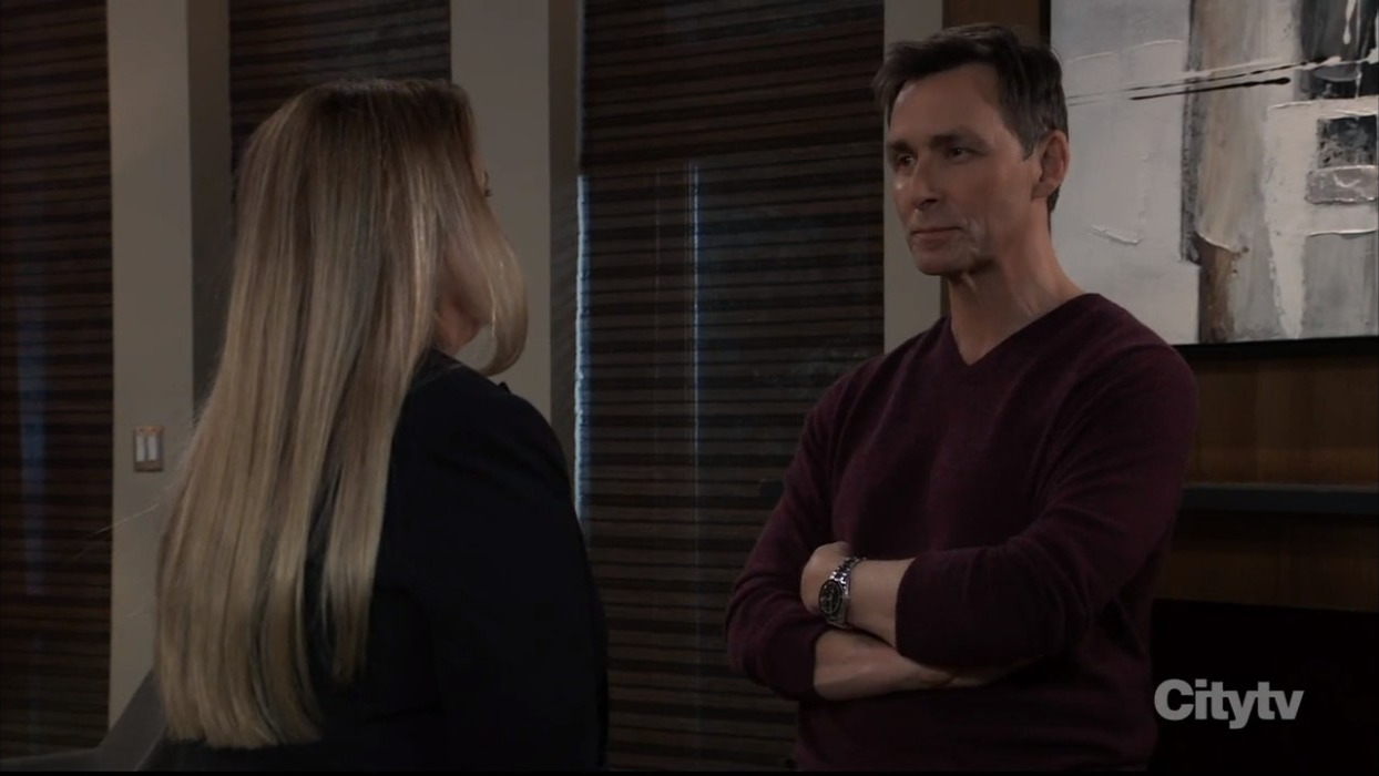 valentin asks laura not to bring charlotte