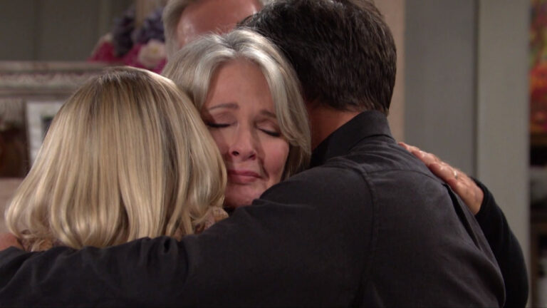 marlena holds belle and eric