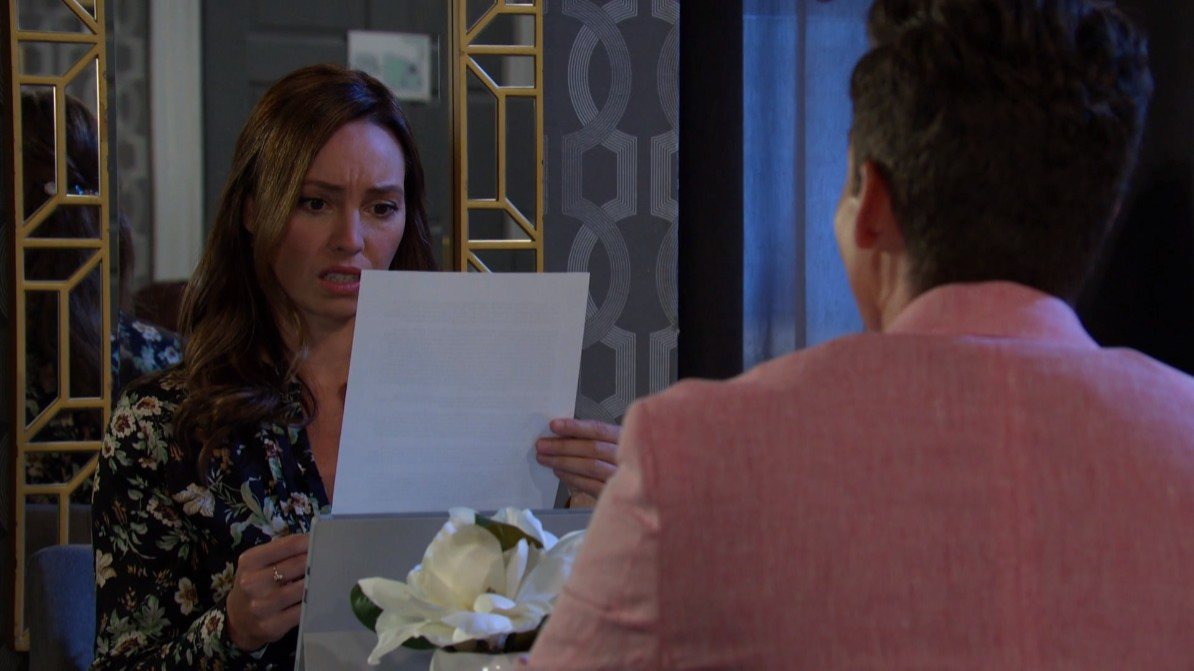 gwen tells leo to write truth Days of our lives recaps