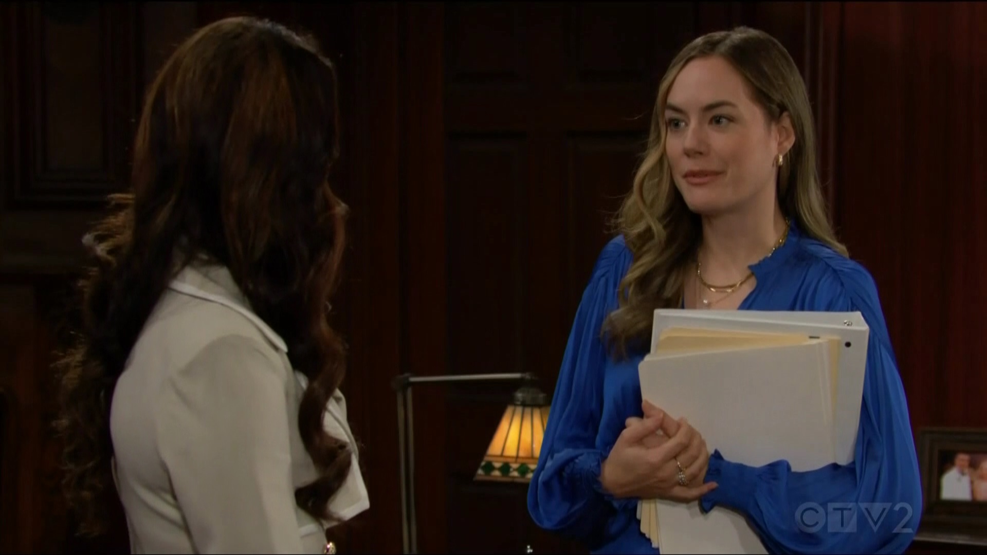 hope tells steffy all is well
