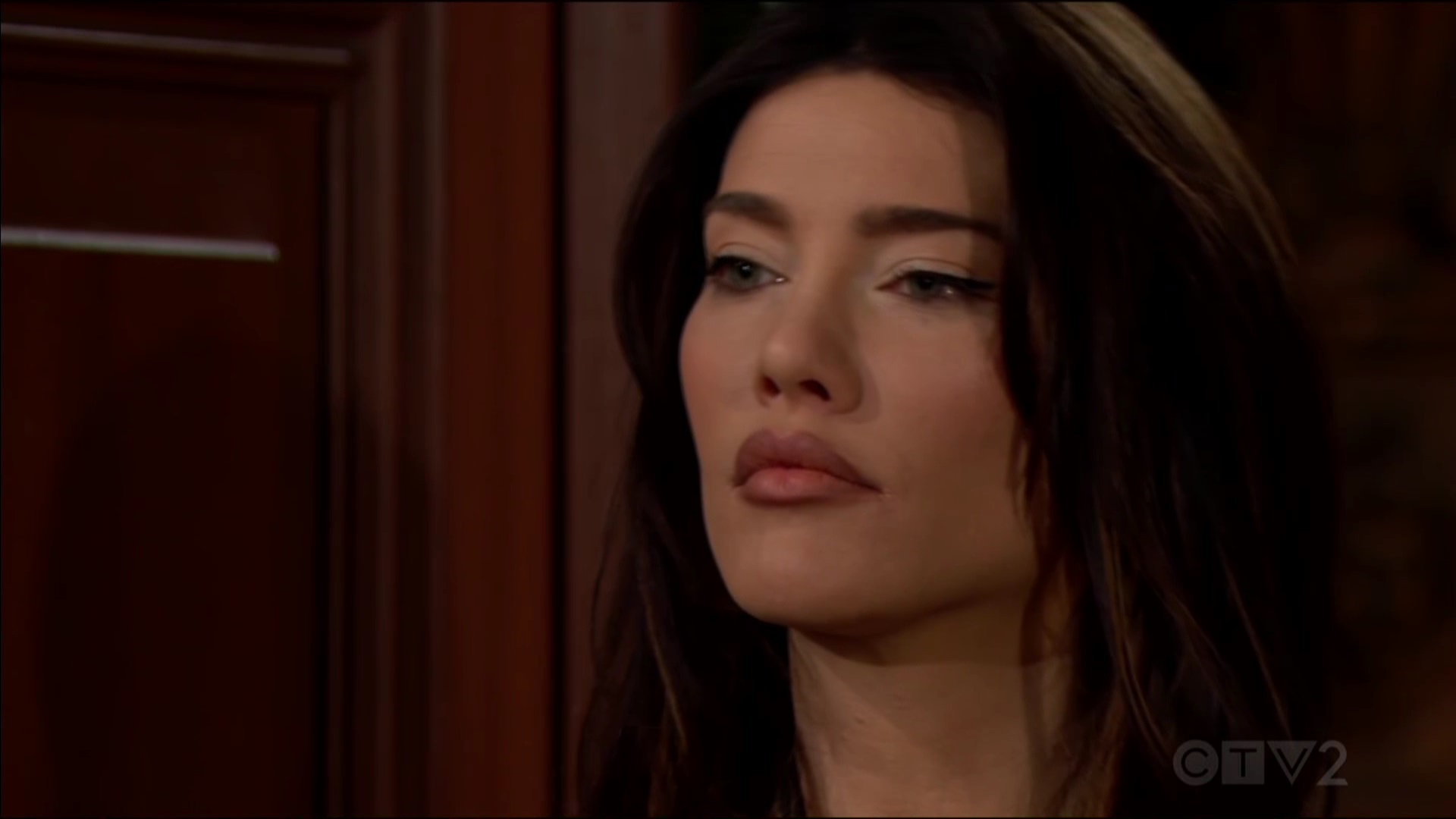 steffy gets angry seeing hope hold thomas' hands