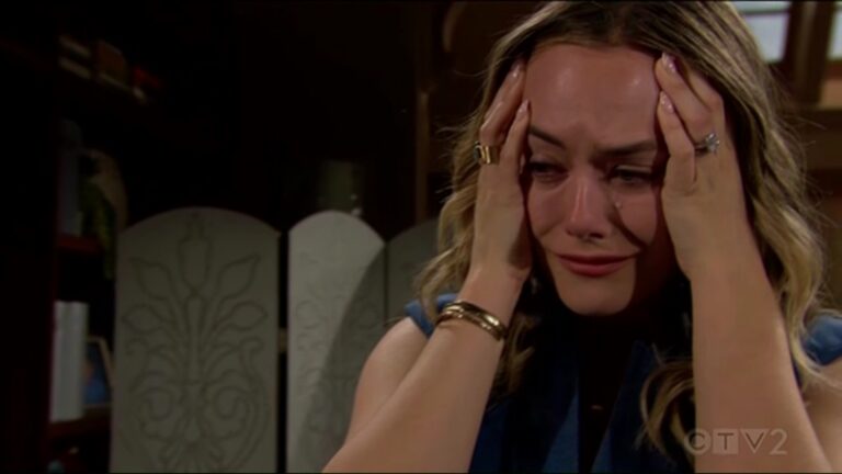 hope cries after steffy goes