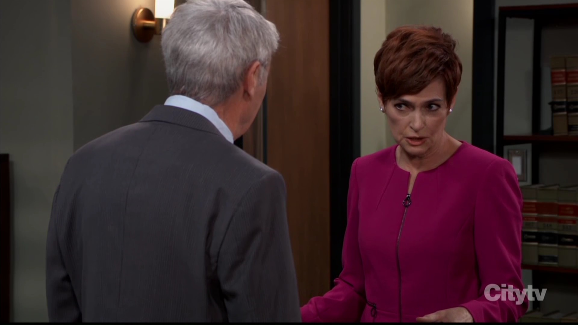 diane not happy with robert for kissing holly