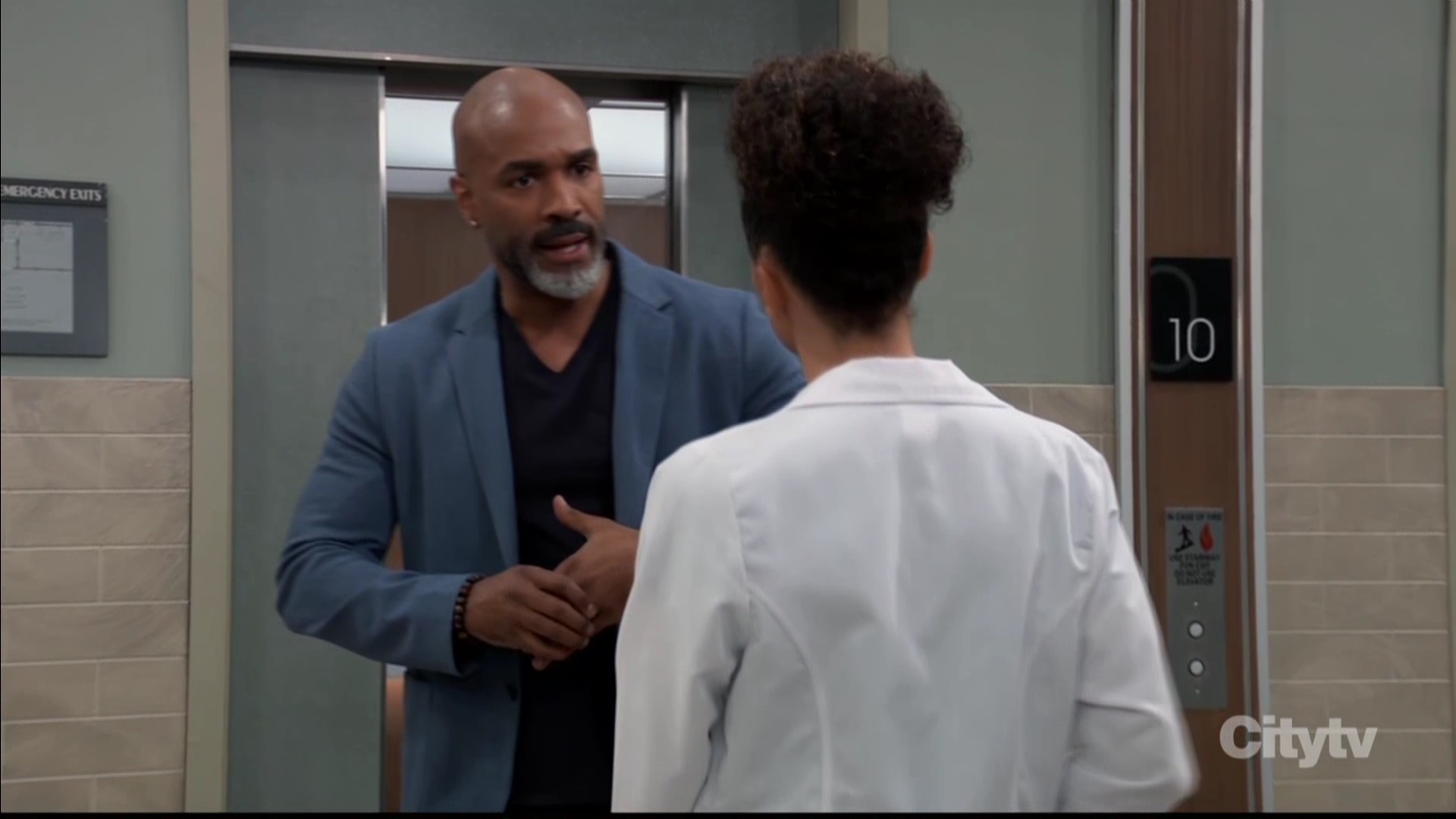 curtis talks to doctor about the dna test