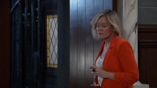 Ava is not happy to find Austin at her door