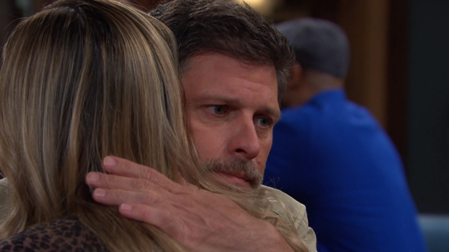 eric hugs sloan when she reveals her brother won't cop to charges