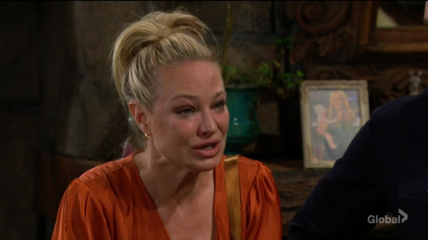 sharon sobs over faith going missing