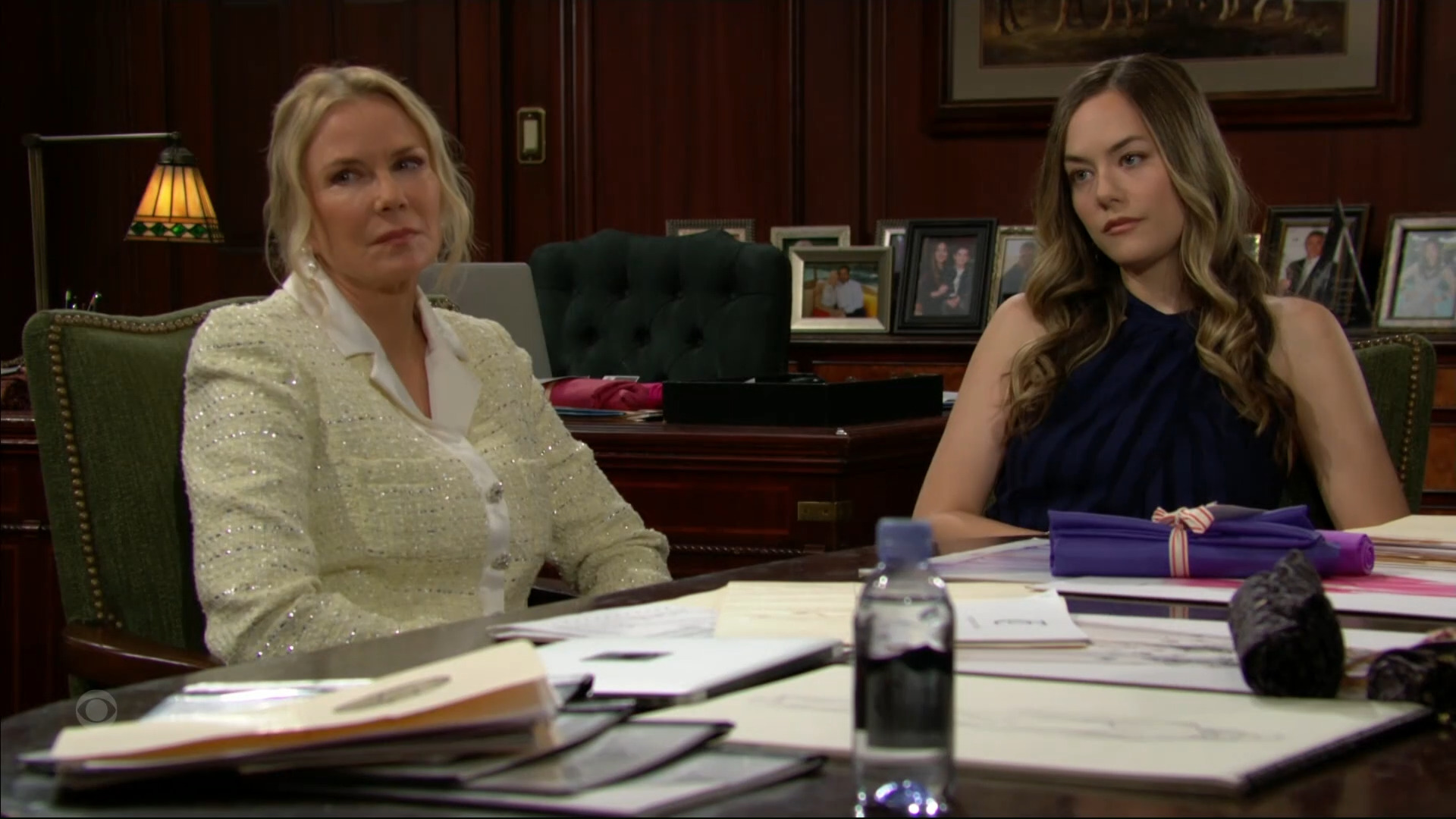 brooke and hope tell ridge about divorce