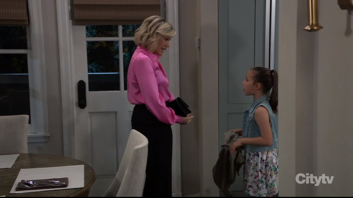 ava stops by to see avery