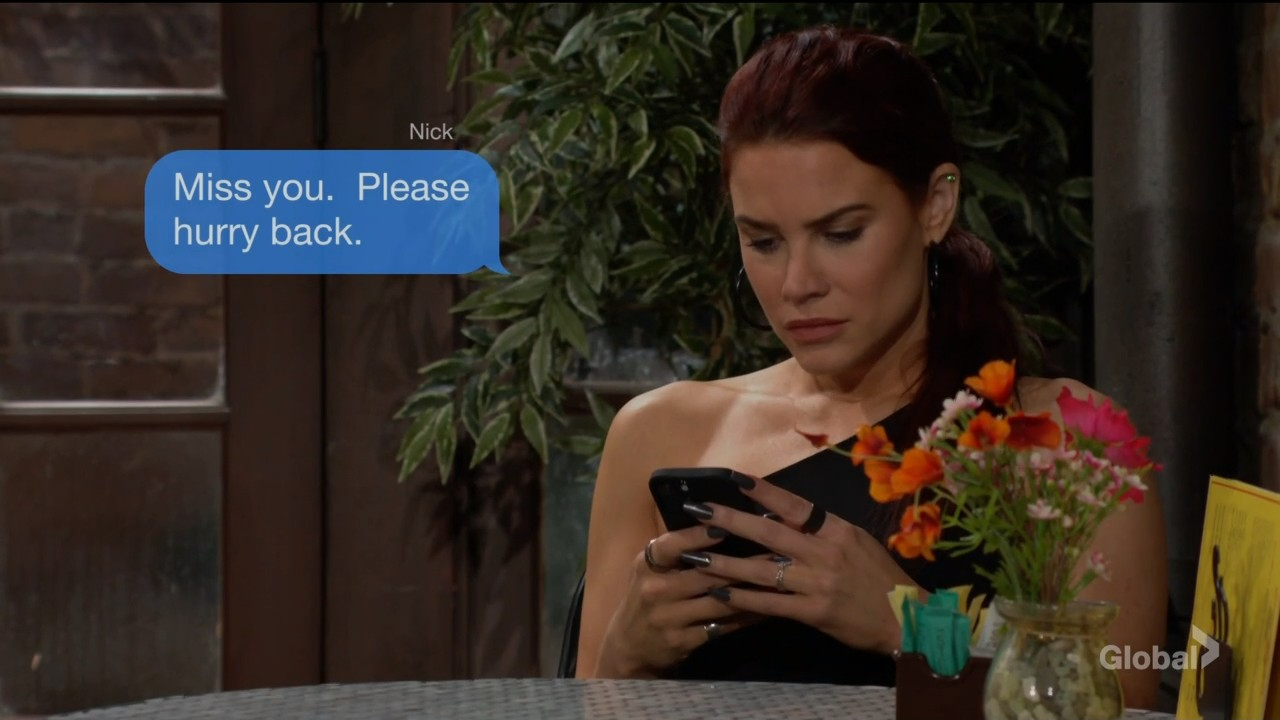 sally texts nick she misses him