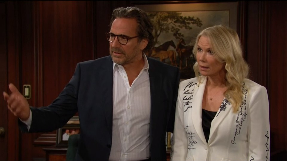 ridge and brooke talk taylor with hope