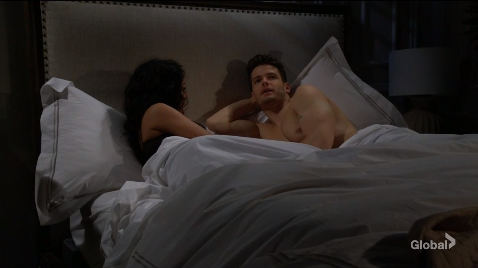 kyle and audra in bed