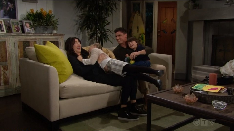 kids with steffy and finn