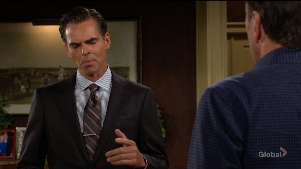 billy tells jack he can't compete with him Y&R recap spoilers