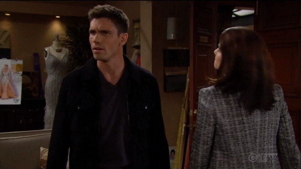 finn barges in on steffy and thomas