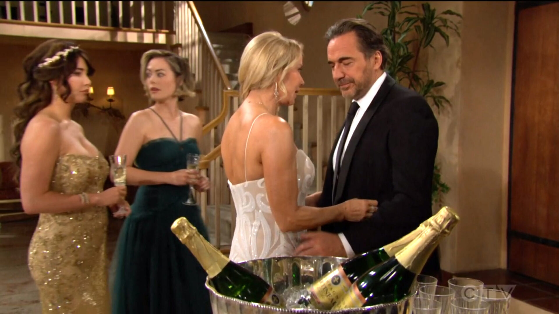 ridge and brooke talk about how ridge will miss his dad on B&B recaps soapsspoilers
