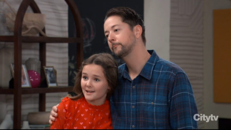 georgie and spinelli at christmas on General Hospital