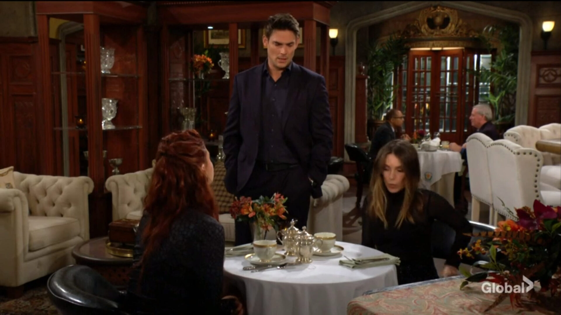 adam with chloe and sally Y&R