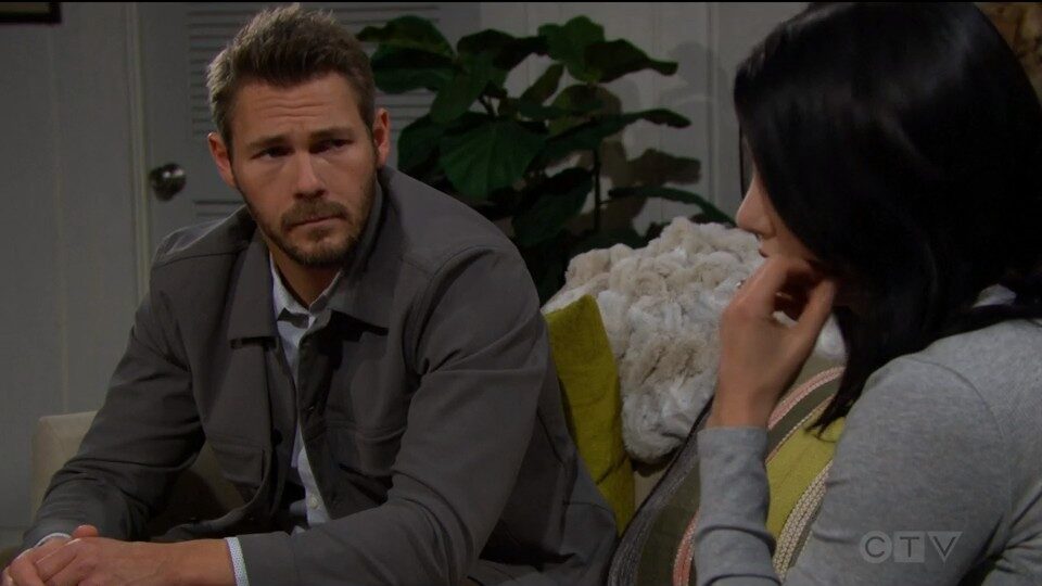liam tells steffy she did right thing