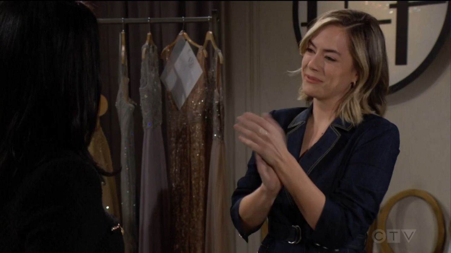 hope claps at steffy