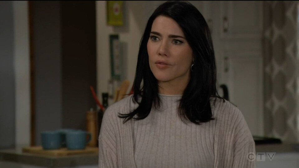 steffy hears about the sheila memorial