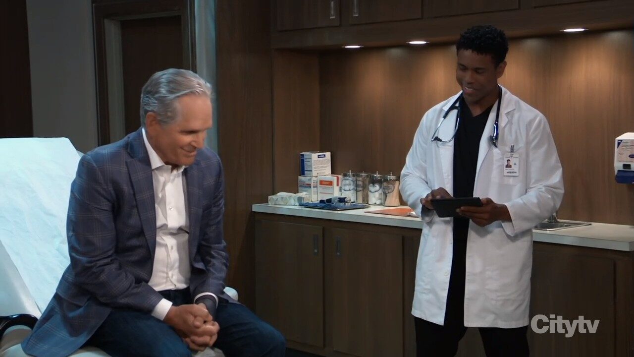 tj and gregory run through questions at GH