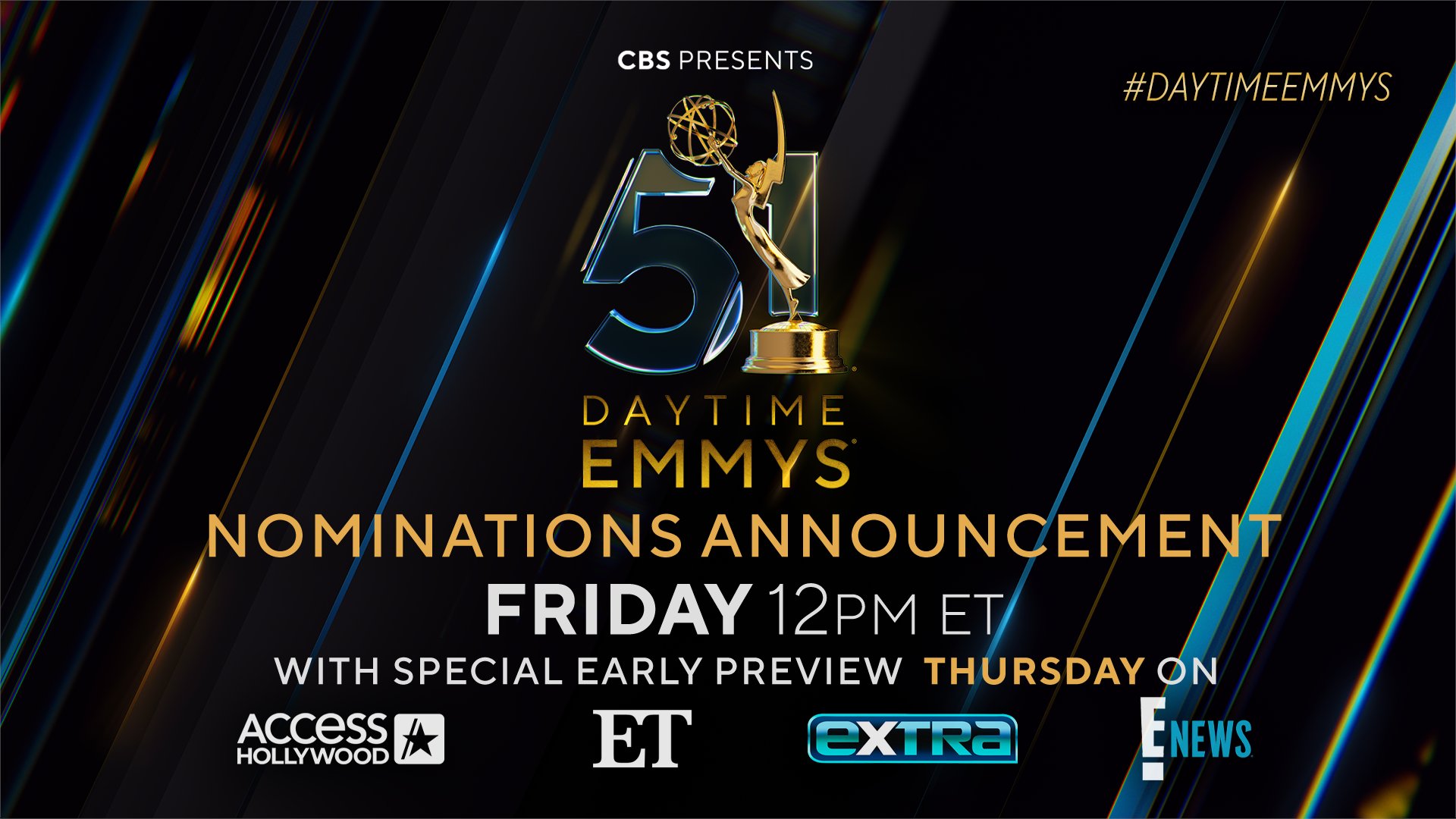 51st daytime emmy nomination announcements for the 2023 year